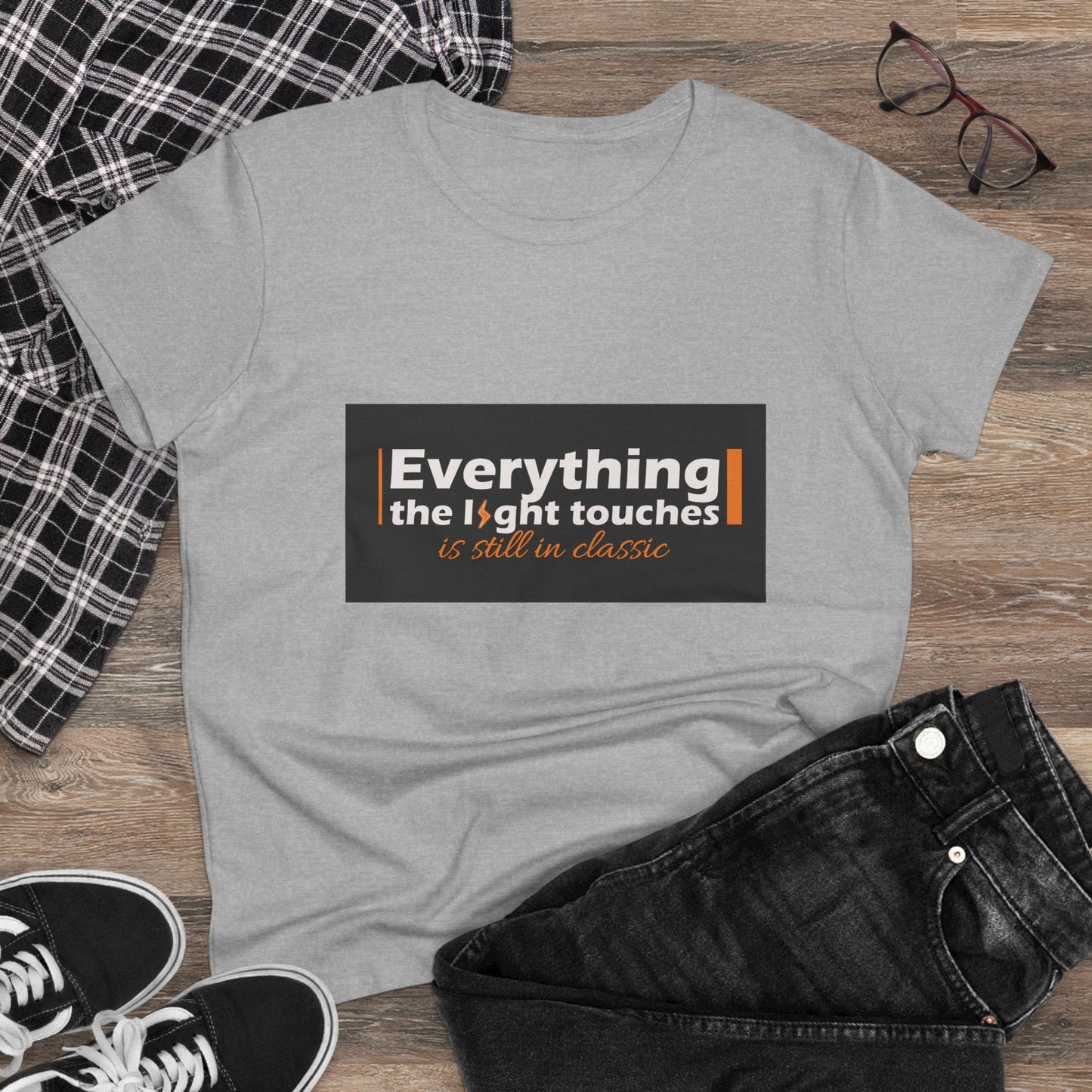 Stylish Inspirational Tee - Everything the Light Touches, Motivational Shirt for Women, Casual Everyday Wear, Gift Idea for Friends, [...]
