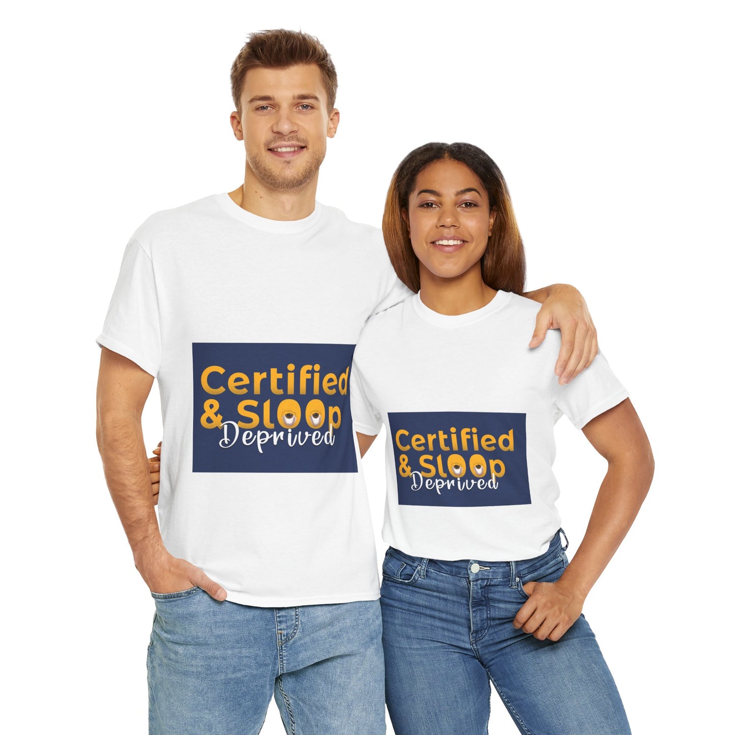 Certified & Sleep Deprived Unisex Heavy Cotton Tee - Perfect for Casual Wear and Nautical Lovers