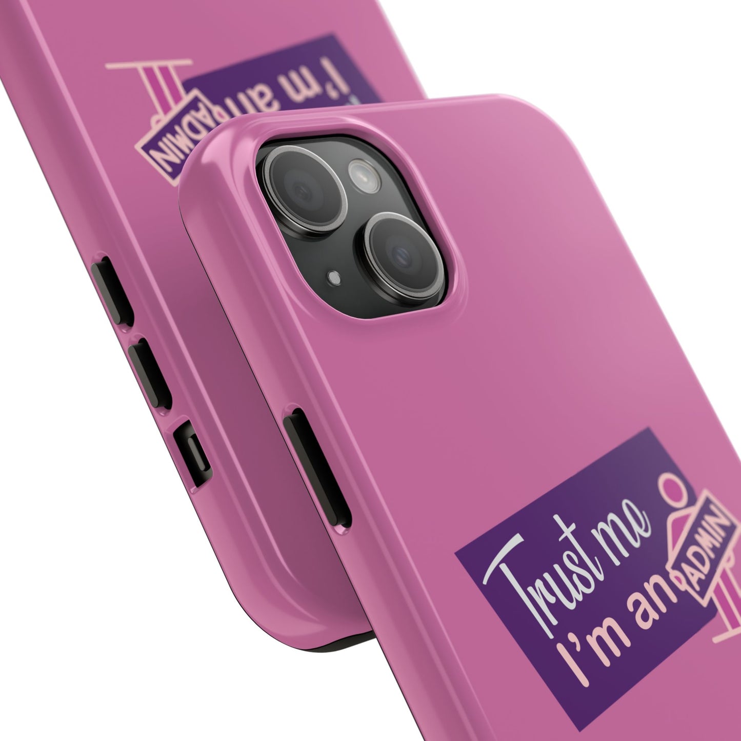 Trust Me I'm an Admin Phone Case, Tough Cases for Admins, Cute Phone Protection, Gifts for Tech Lovers, Pink Phone Cases, Ideal for [...]