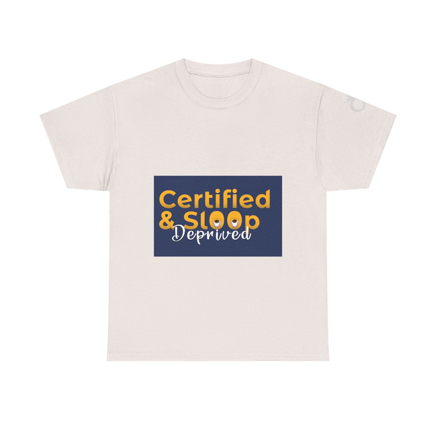 Certified & Sleep Deprived Unisex Heavy Cotton Tee - Perfect for Casual Wear and Nautical Lovers