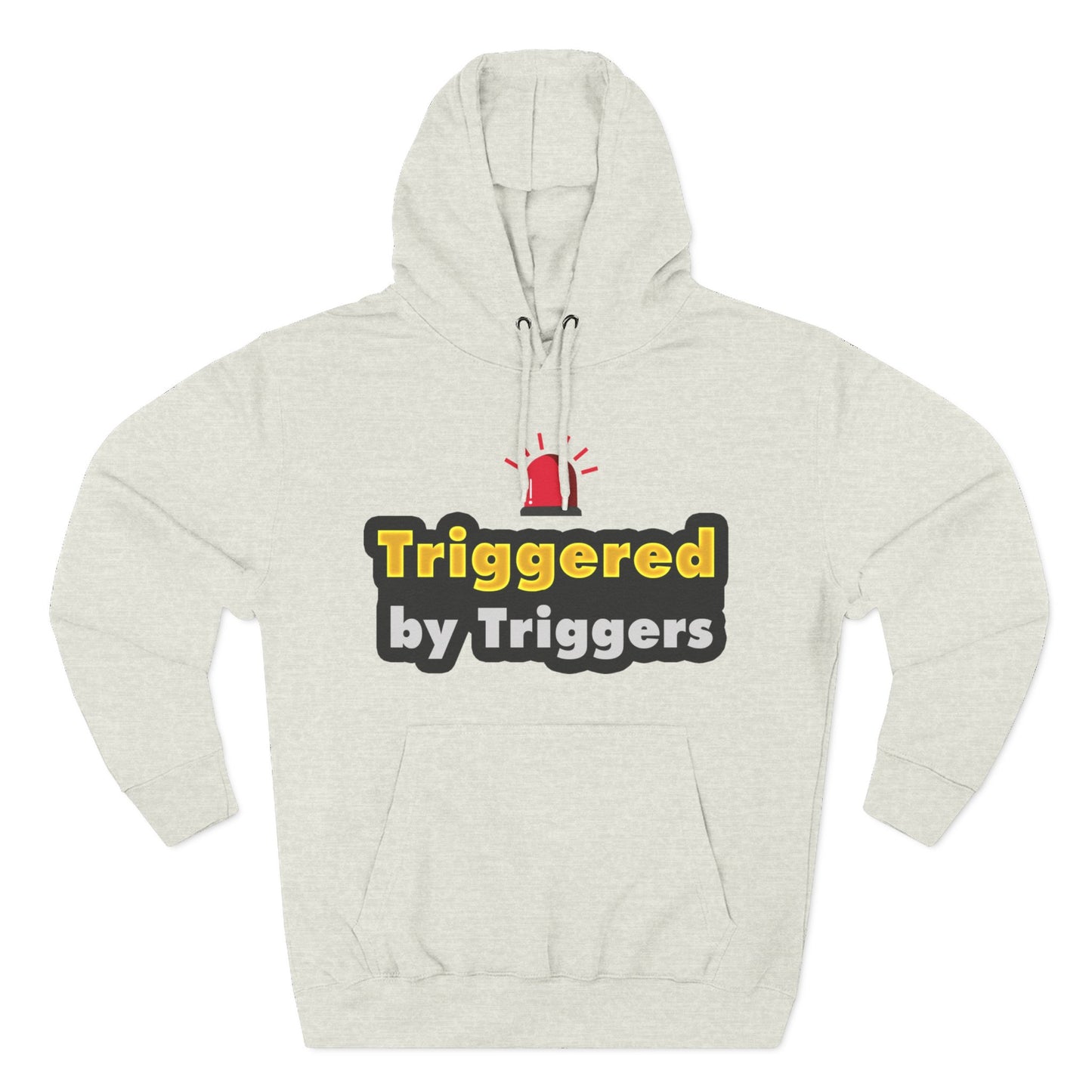 Funny Triggered Fleece Hoodie, Comfy Sweatshirt, Gift for Gamers, Casual Wear, Cozy Pullover for Friends, Humor Apparel