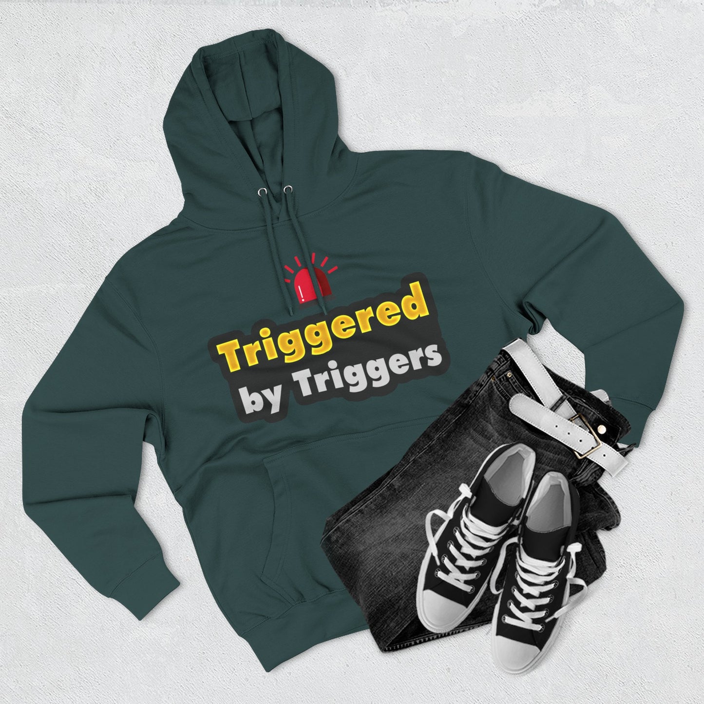 Funny Triggered Fleece Hoodie, Comfy Sweatshirt, Gift for Gamers, Casual Wear, Cozy Pullover for Friends, Humor Apparel