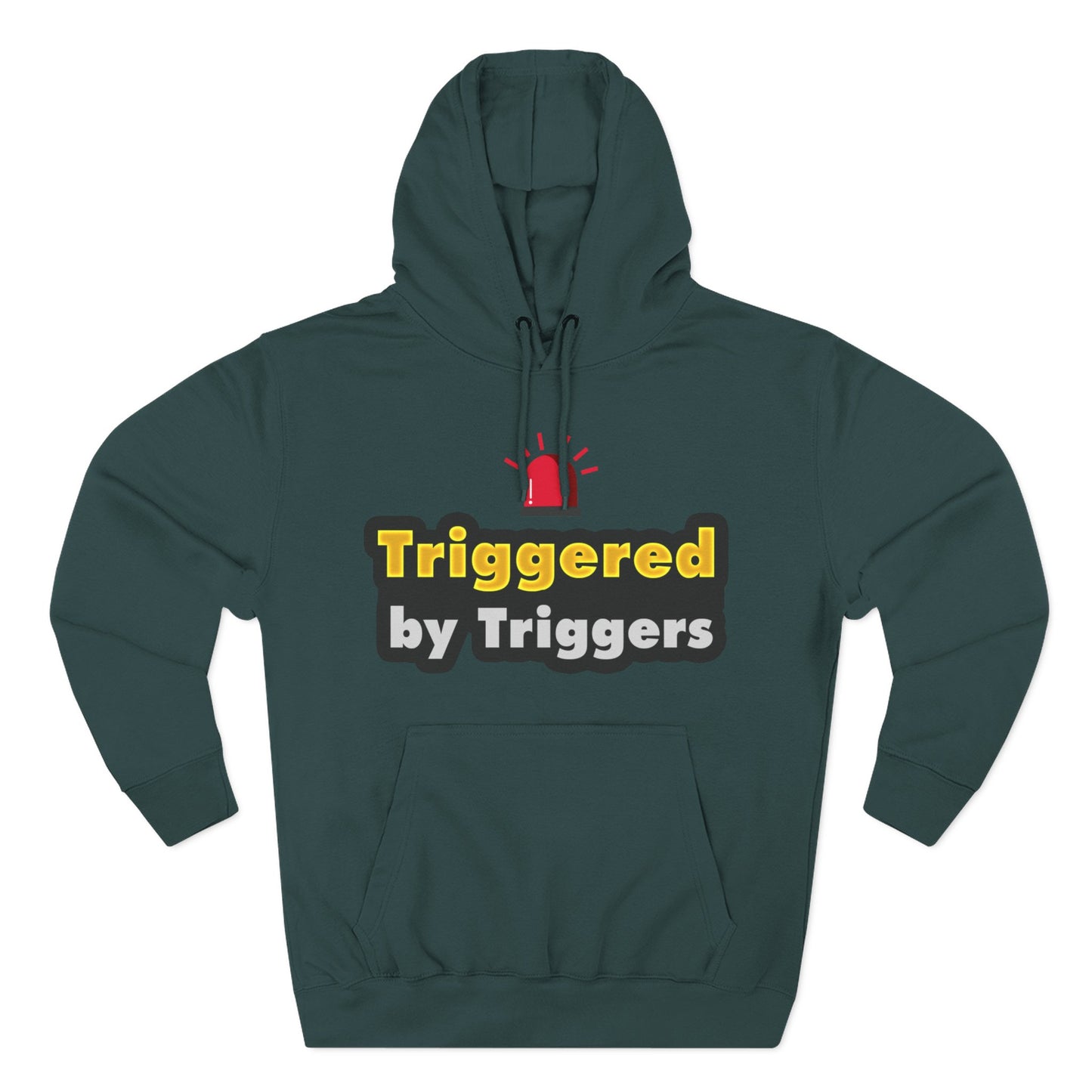 Funny Triggered Fleece Hoodie, Comfy Sweatshirt, Gift for Gamers, Casual Wear, Cozy Pullover for Friends, Humor Apparel