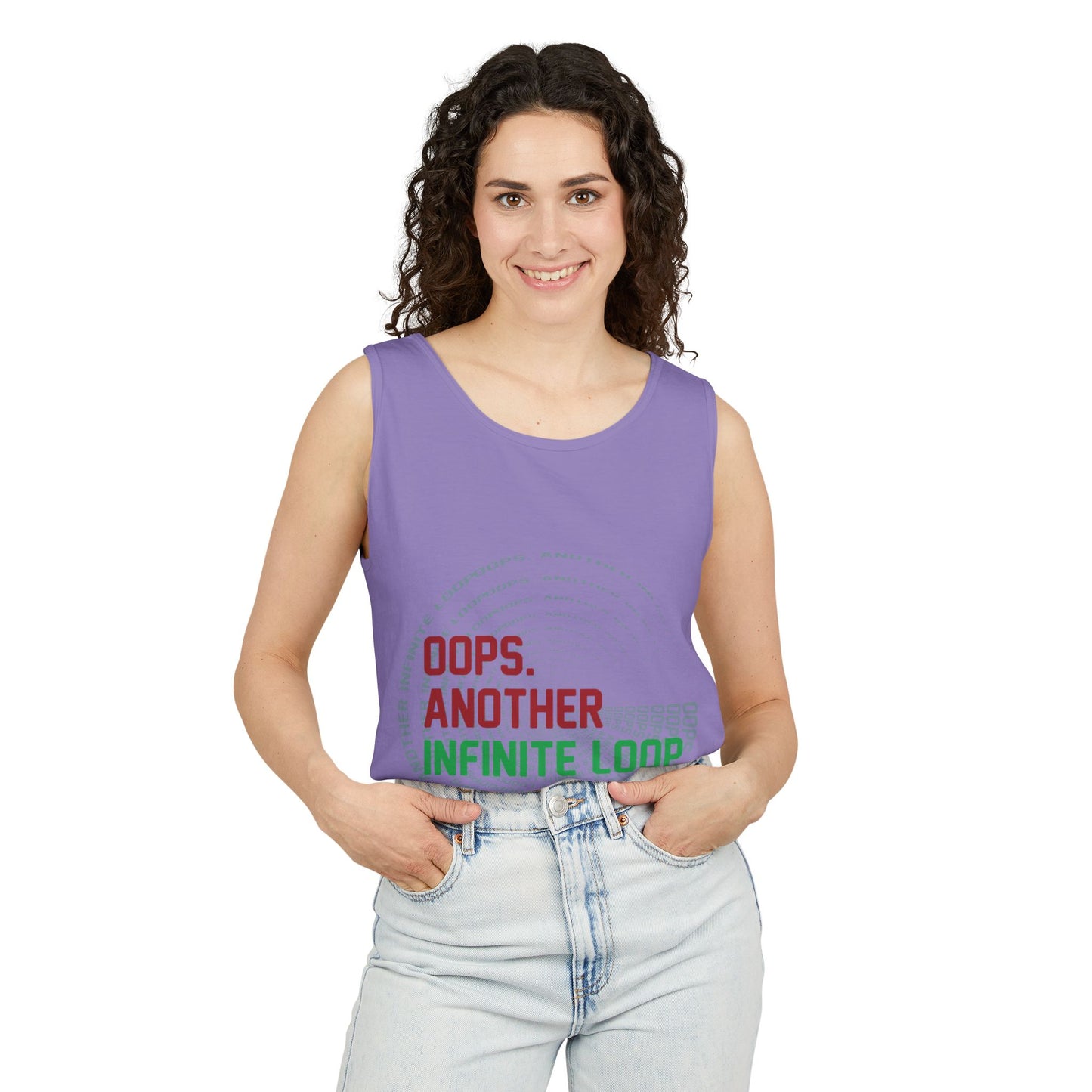 Oops, Another Infinite Loop Tank Top | Cotton Summer Tee, Gift for Tech Lovers, Casual Wear, Programming Humor Shirt, Comfortable [...]