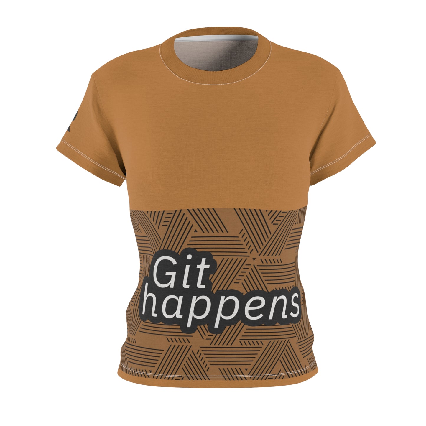 Git Happens Women's Cut & Sew Tee, Quirky Graphic Tee, Casual Wear, Inspirational Shirt, Gift for Her, Fun Fashion