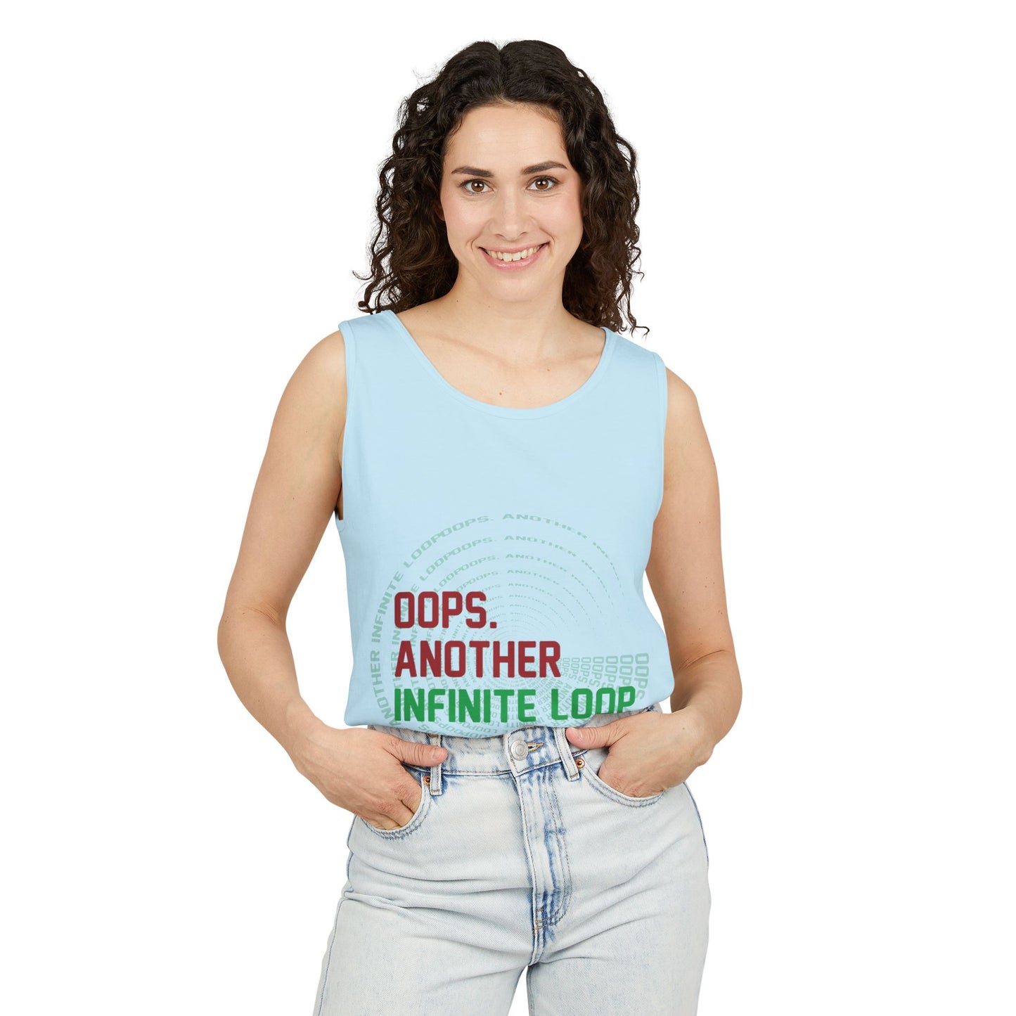 Oops, Another Infinite Loop Tank Top | Cotton Summer Tee, Gift for Tech Lovers, Casual Wear, Programming Humor Shirt, Comfortable [...]