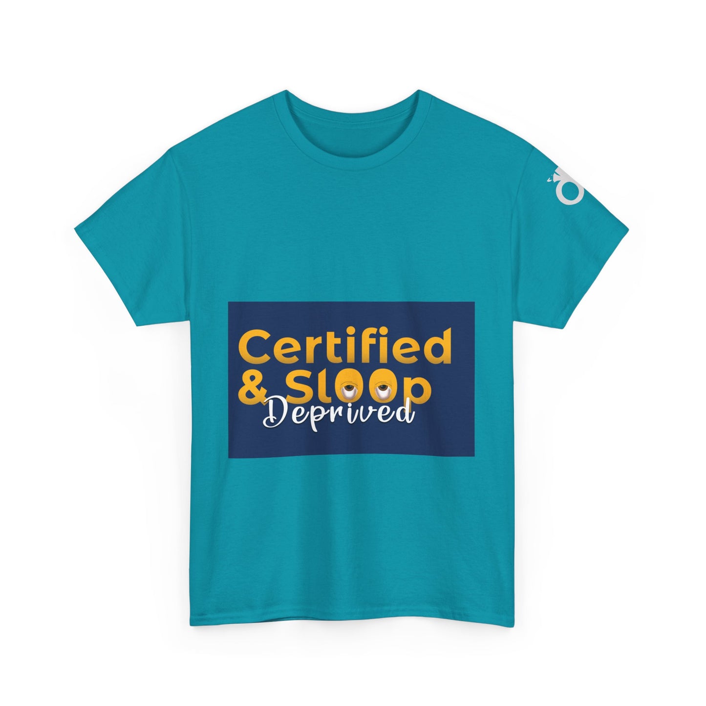 Certified & Sleep Deprived Unisex Heavy Cotton Tee - Perfect for Casual Wear and Nautical Lovers