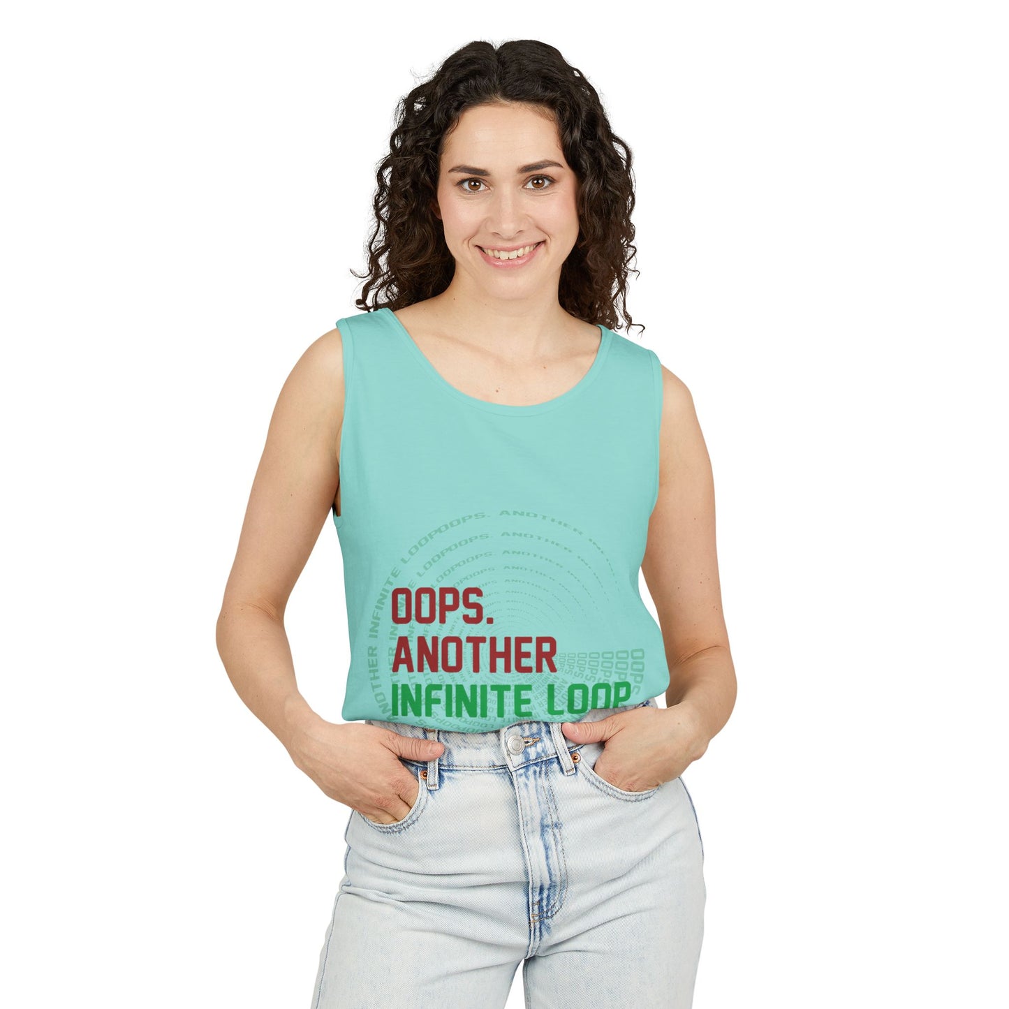 Oops, Another Infinite Loop Tank Top | Cotton Summer Tee, Gift for Tech Lovers, Casual Wear, Programming Humor Shirt, Comfortable [...]