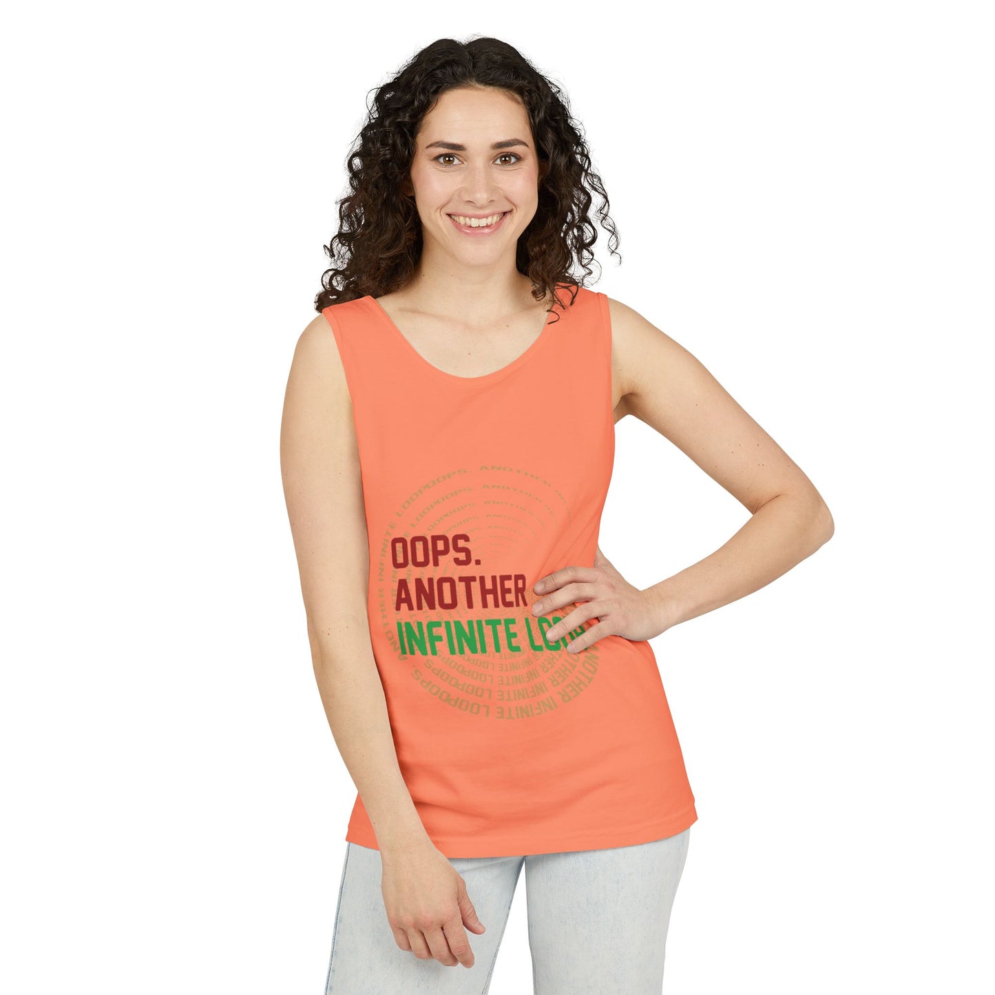 Oops, Another Infinite Loop Tank Top | Cotton Summer Tee, Gift for Tech Lovers, Casual Wear, Programming Humor Shirt, Comfortable [...]