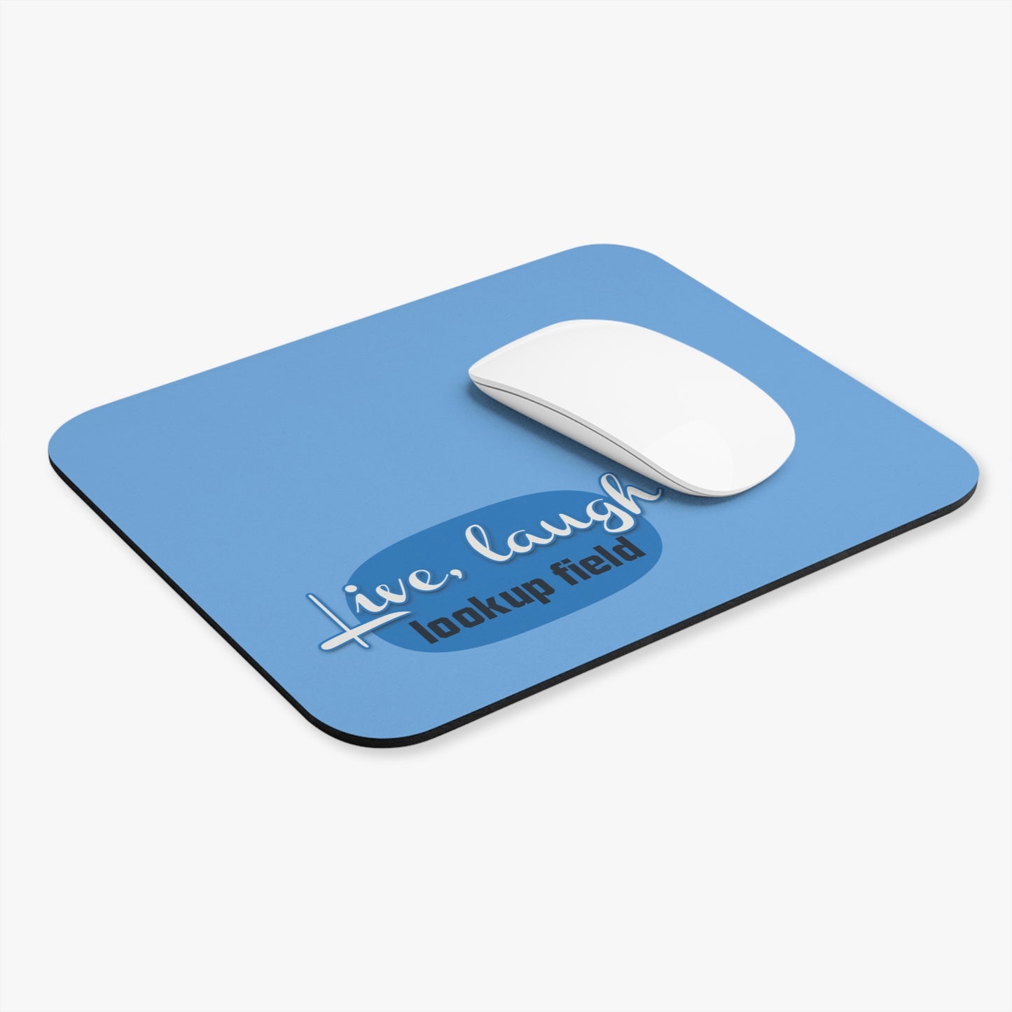 Inspirational Mouse Pad - Live Laugh Design, Office Decor, Work Gift, Student Supplies, Motivation, Desk Accessory