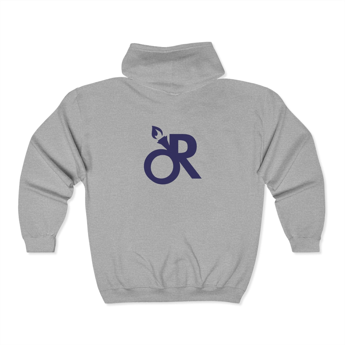 Fluent Flow Full Zip Hoodie – Unisex Heavy Blend Sweatshirt for Creative Souls