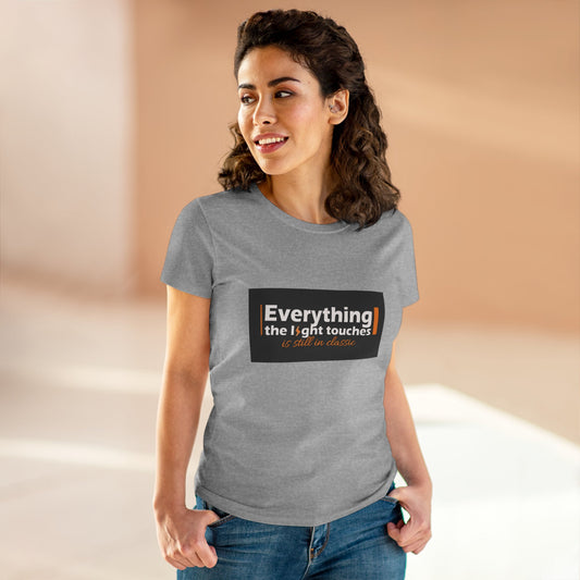 Stylish Inspirational Tee - Everything the Light Touches, Motivational Shirt for Women, Casual Everyday Wear, Gift Idea for Friends, [...]