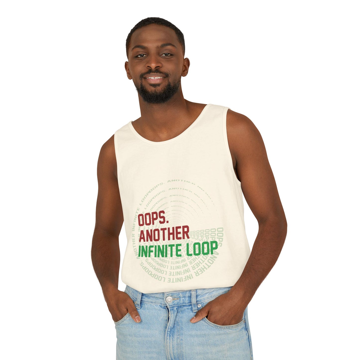 Oops, Another Infinite Loop Tank Top | Cotton Summer Tee, Gift for Tech Lovers, Casual Wear, Programming Humor Shirt, Comfortable [...]