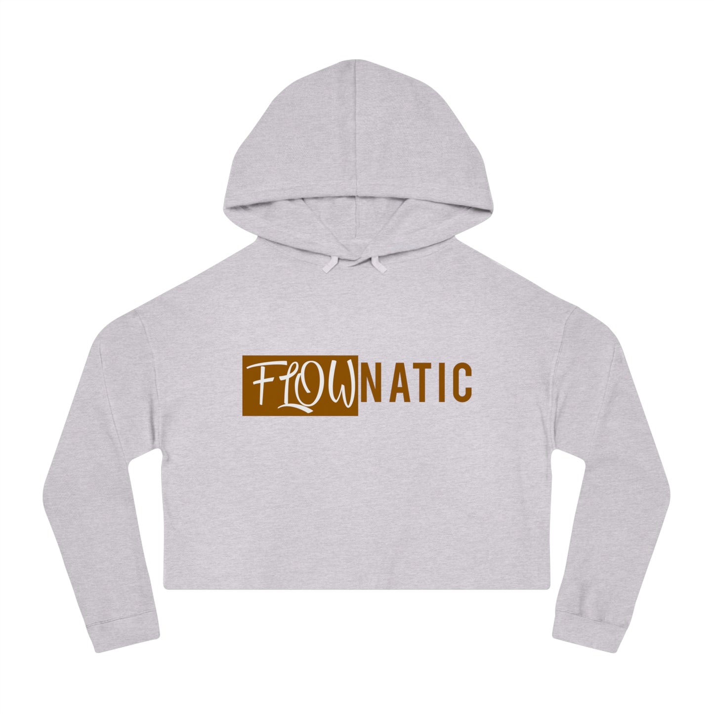 FlowNatic Women's Cropped Hooded Sweatshirt - Stylish and Trendy Activewear for Motivation