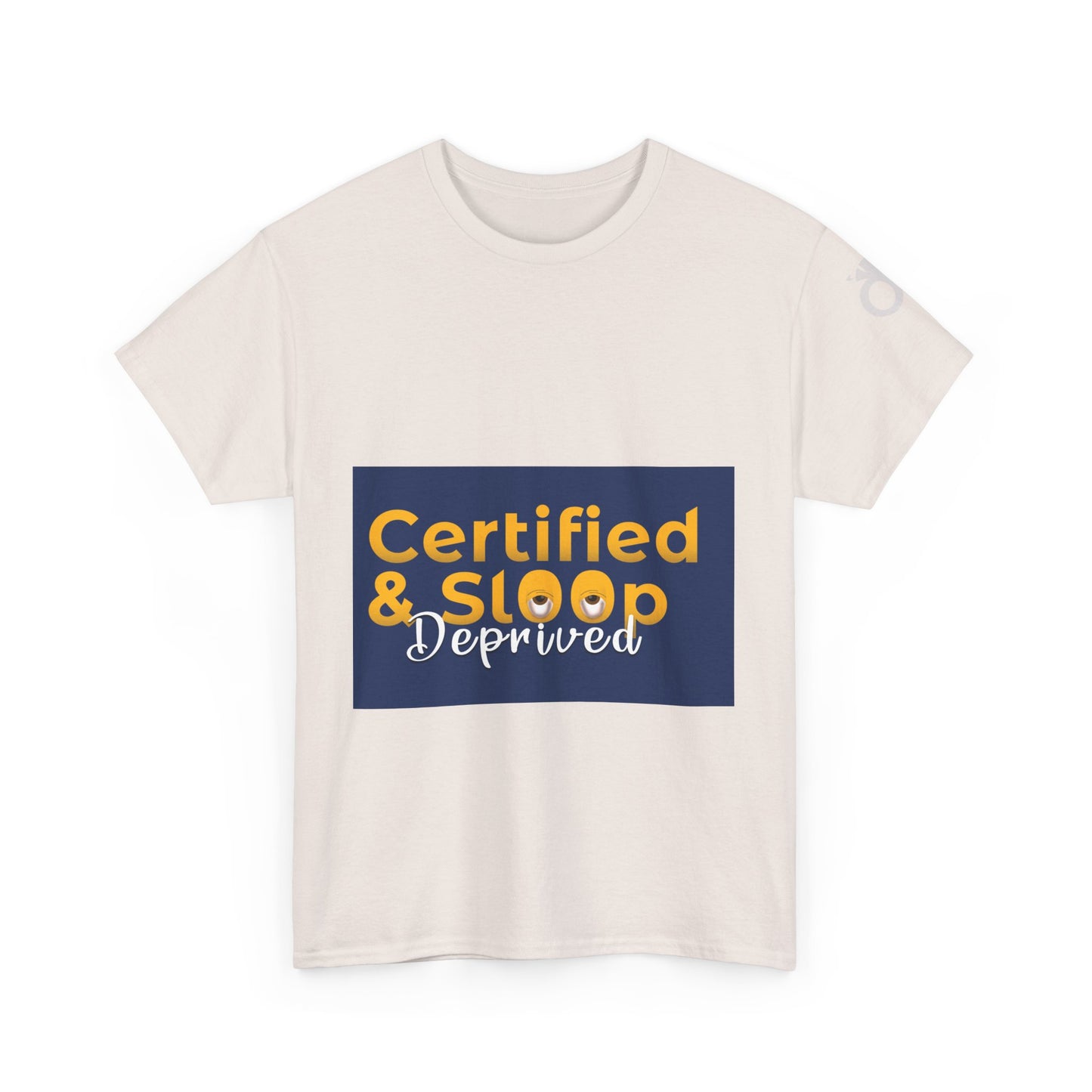 Certified & Sleep Deprived Unisex Heavy Cotton Tee - Perfect for Casual Wear and Nautical Lovers