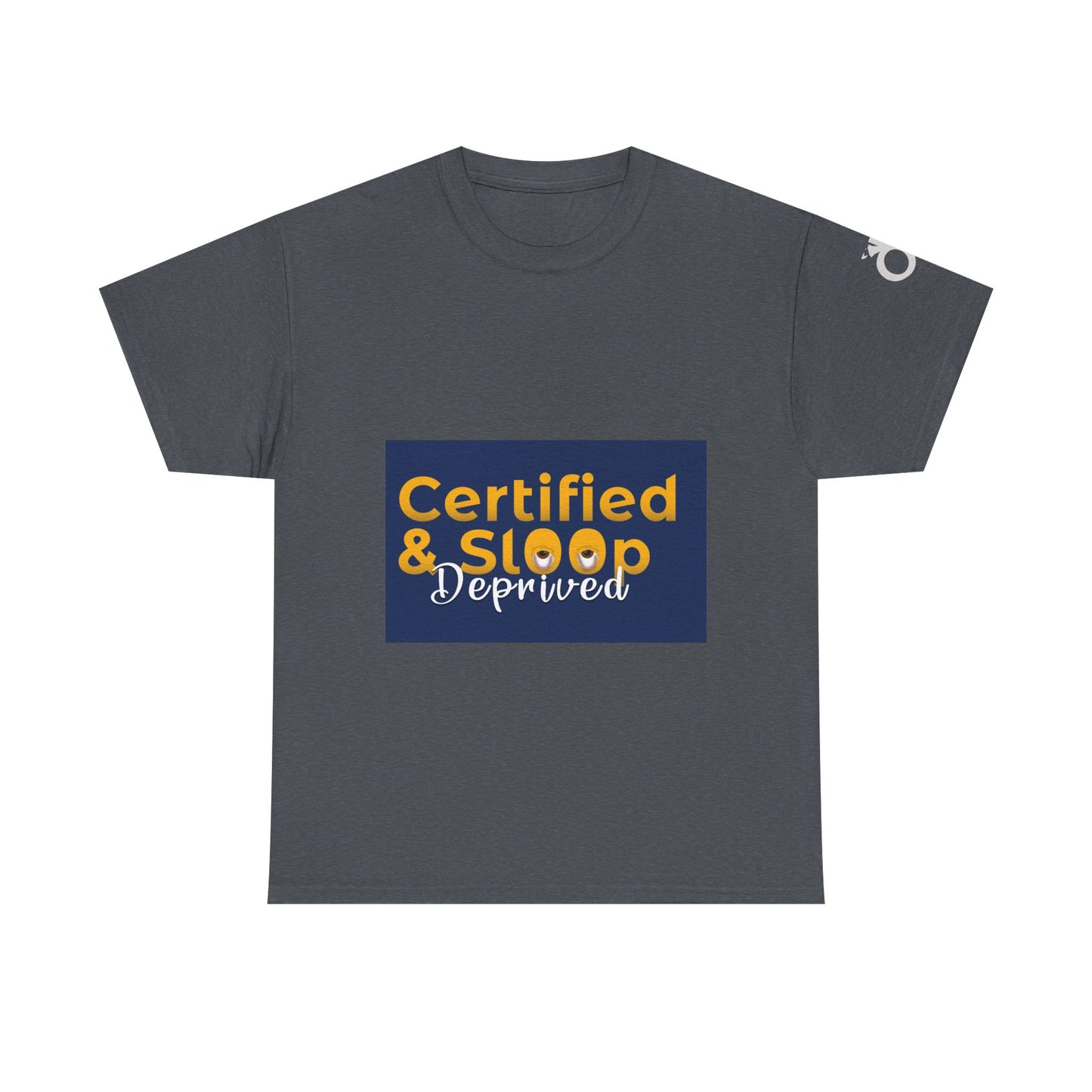 Certified & Sleep Deprived Unisex Heavy Cotton Tee - Perfect for Casual Wear and Nautical Lovers