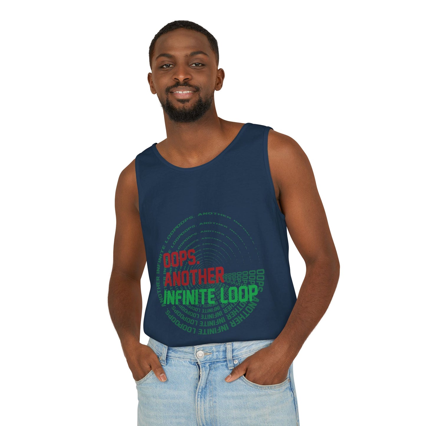 Oops, Another Infinite Loop Tank Top | Cotton Summer Tee, Gift for Tech Lovers, Casual Wear, Programming Humor Shirt, Comfortable [...]
