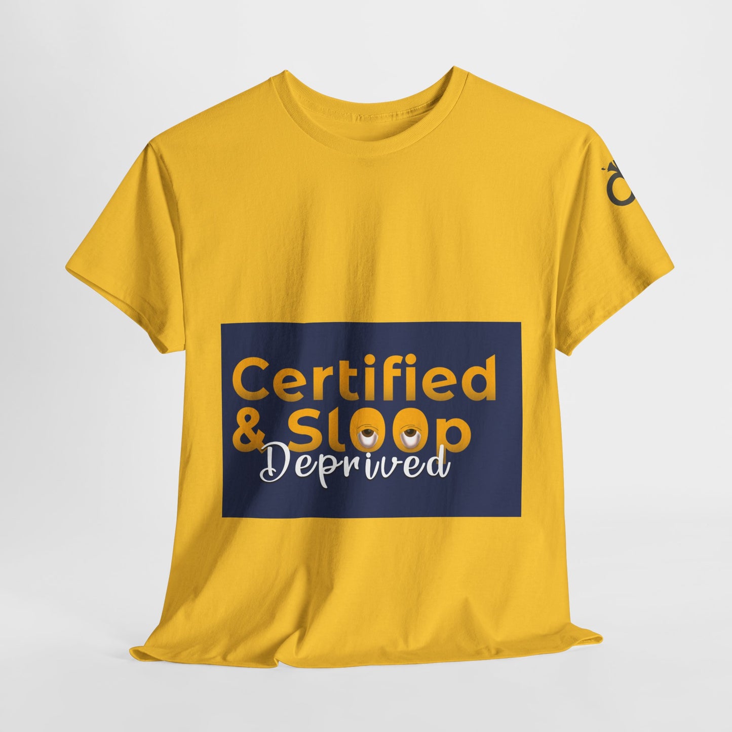 Certified & Sleep Deprived Unisex Heavy Cotton Tee - Perfect for Casual Wear and Nautical Lovers