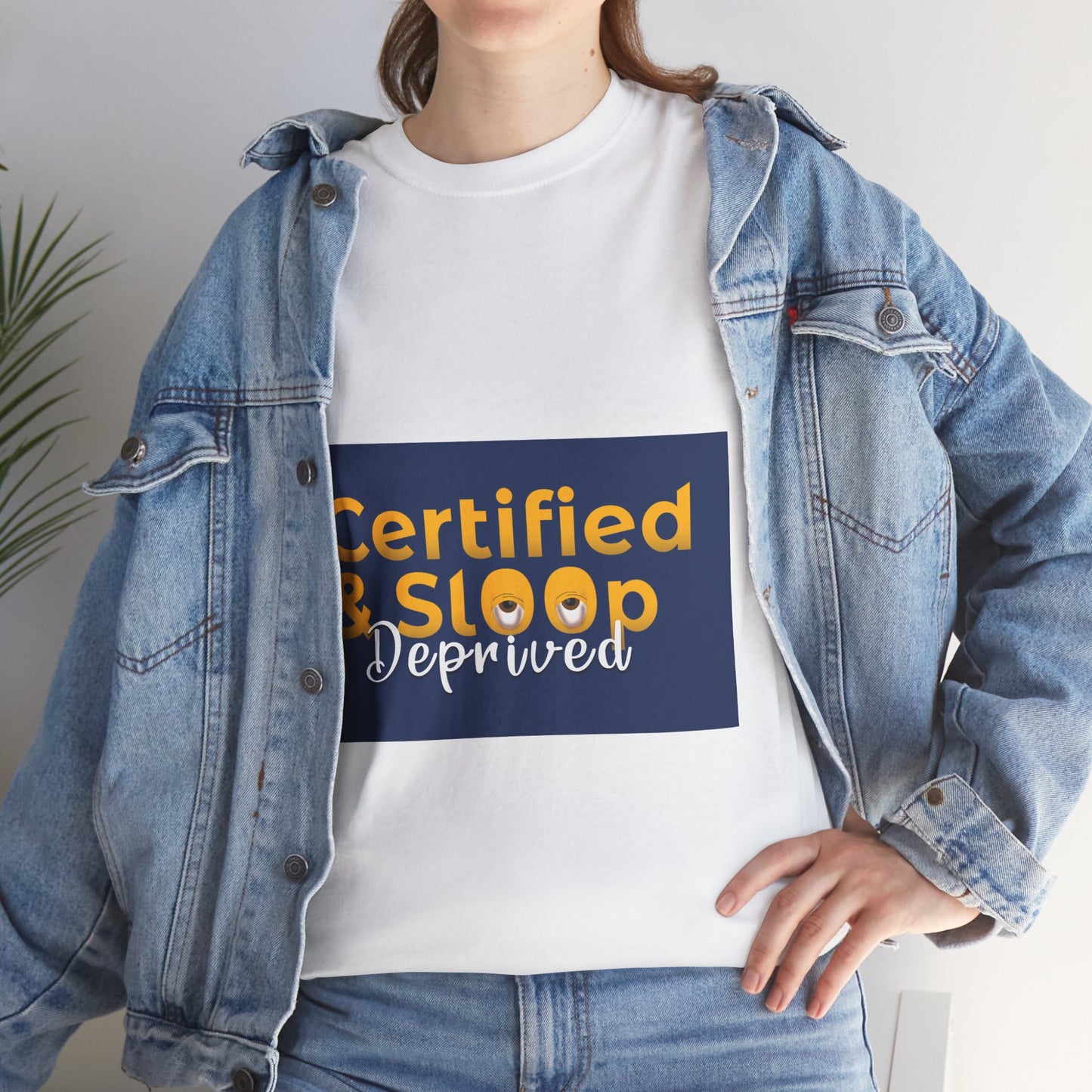 Certified & Sleep Deprived Unisex Heavy Cotton Tee - Perfect for Casual Wear and Nautical Lovers