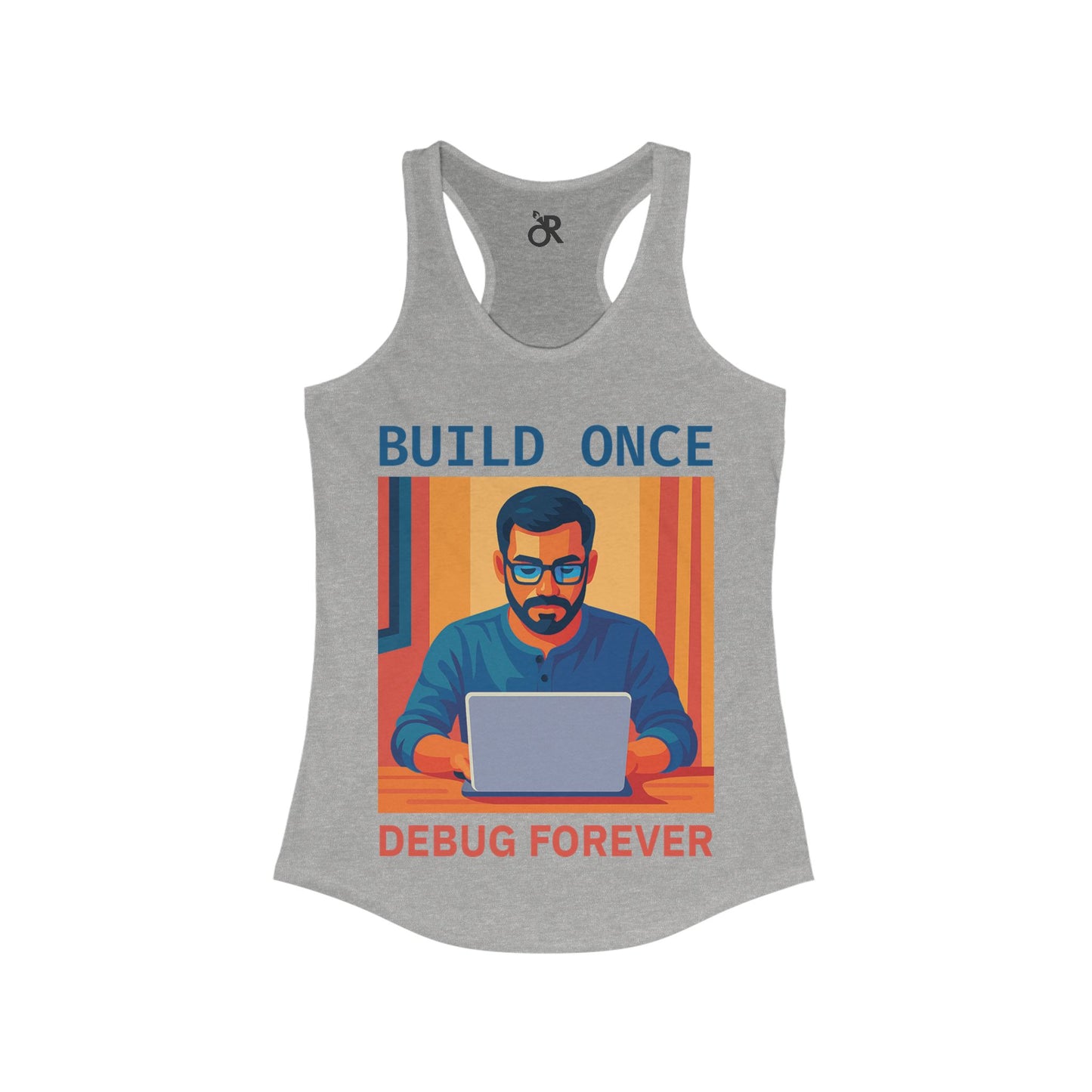 Debug Forever Tank Top, Programmer Tank, Tech Humor Shirt, Gift for Coders, Creative Workout Tank, Geeky Apparel
