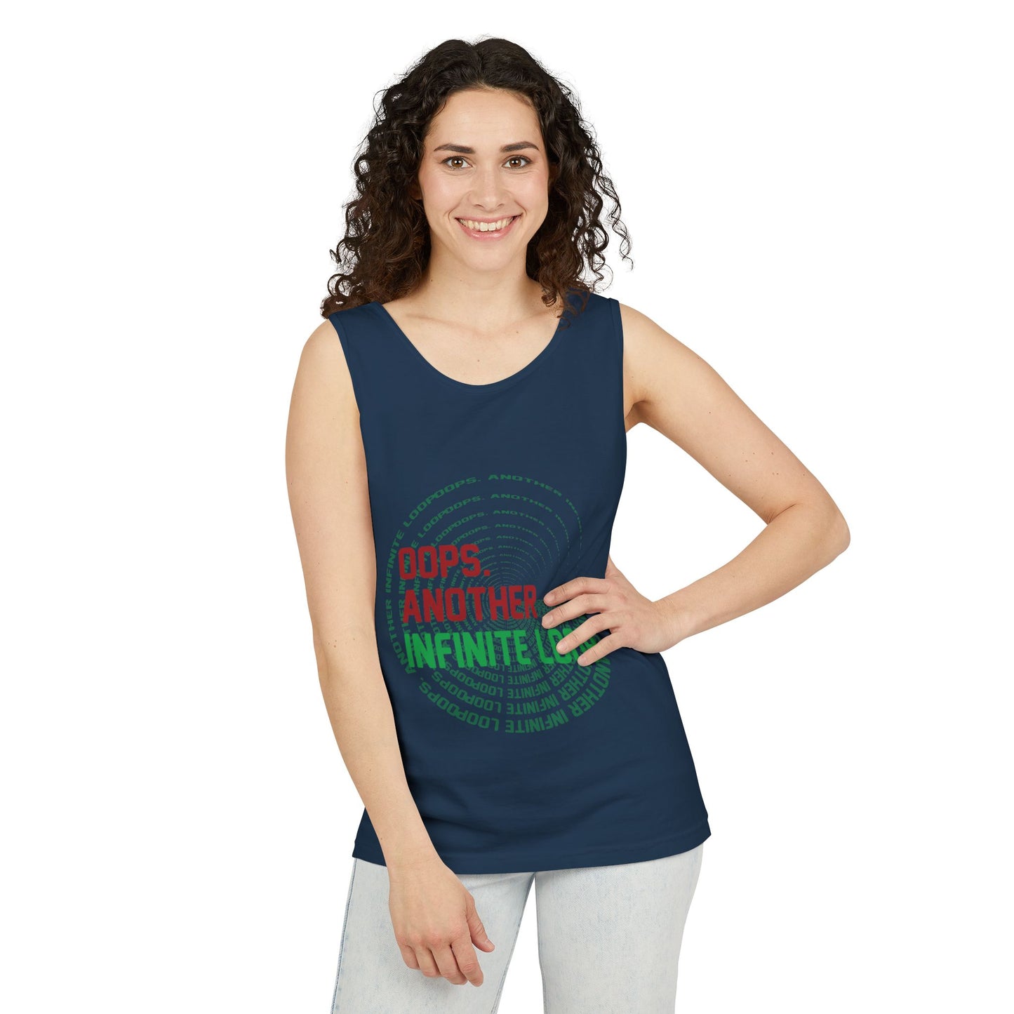 Oops, Another Infinite Loop Tank Top | Cotton Summer Tee, Gift for Tech Lovers, Casual Wear, Programming Humor Shirt, Comfortable [...]