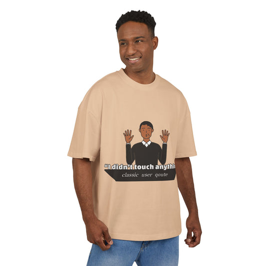 Funny Quote Box Tee, Unisex Graphic Tee, Casual Wear, Perfect Gift for Friends, Classic Humor for Everyday