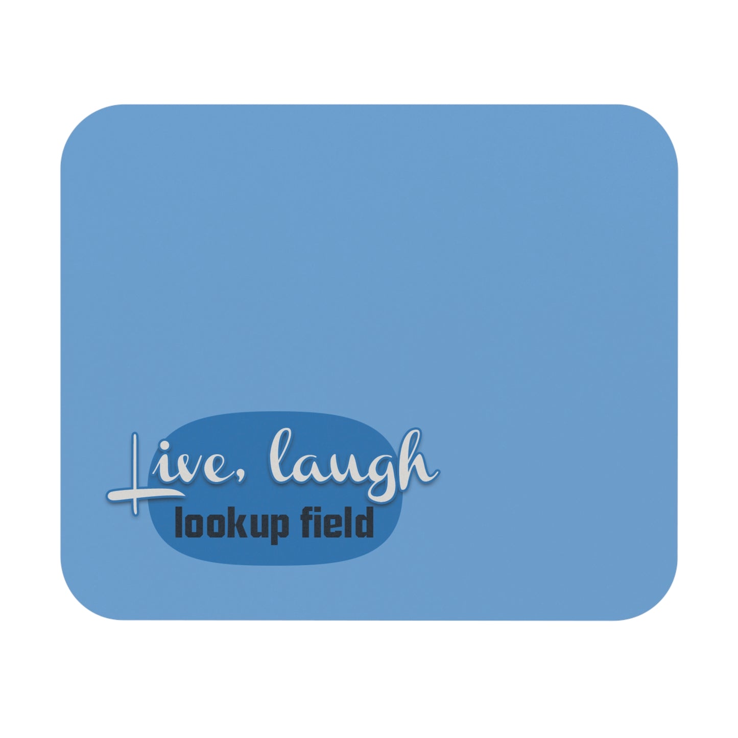 Inspirational Mouse Pad - Live Laugh Design, Office Decor, Work Gift, Student Supplies, Motivation, Desk Accessory