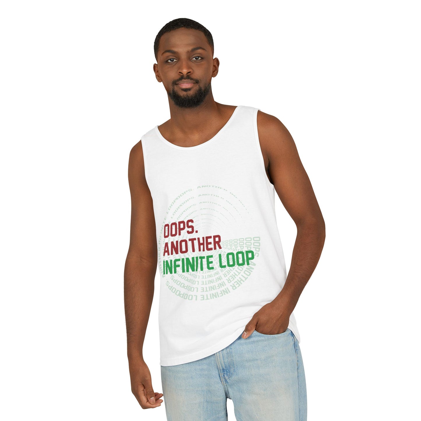 Oops, Another Infinite Loop Tank Top | Cotton Summer Tee, Gift for Tech Lovers, Casual Wear, Programming Humor Shirt, Comfortable [...]