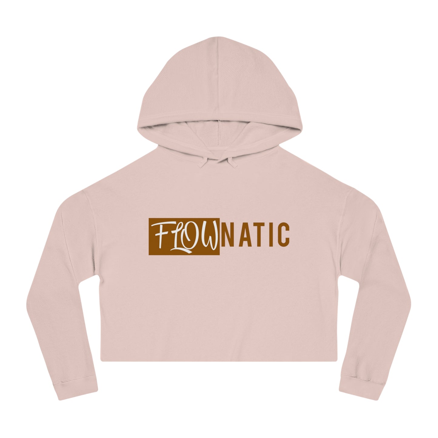 FlowNatic Women's Cropped Hooded Sweatshirt - Stylish and Trendy Activewear for Motivation