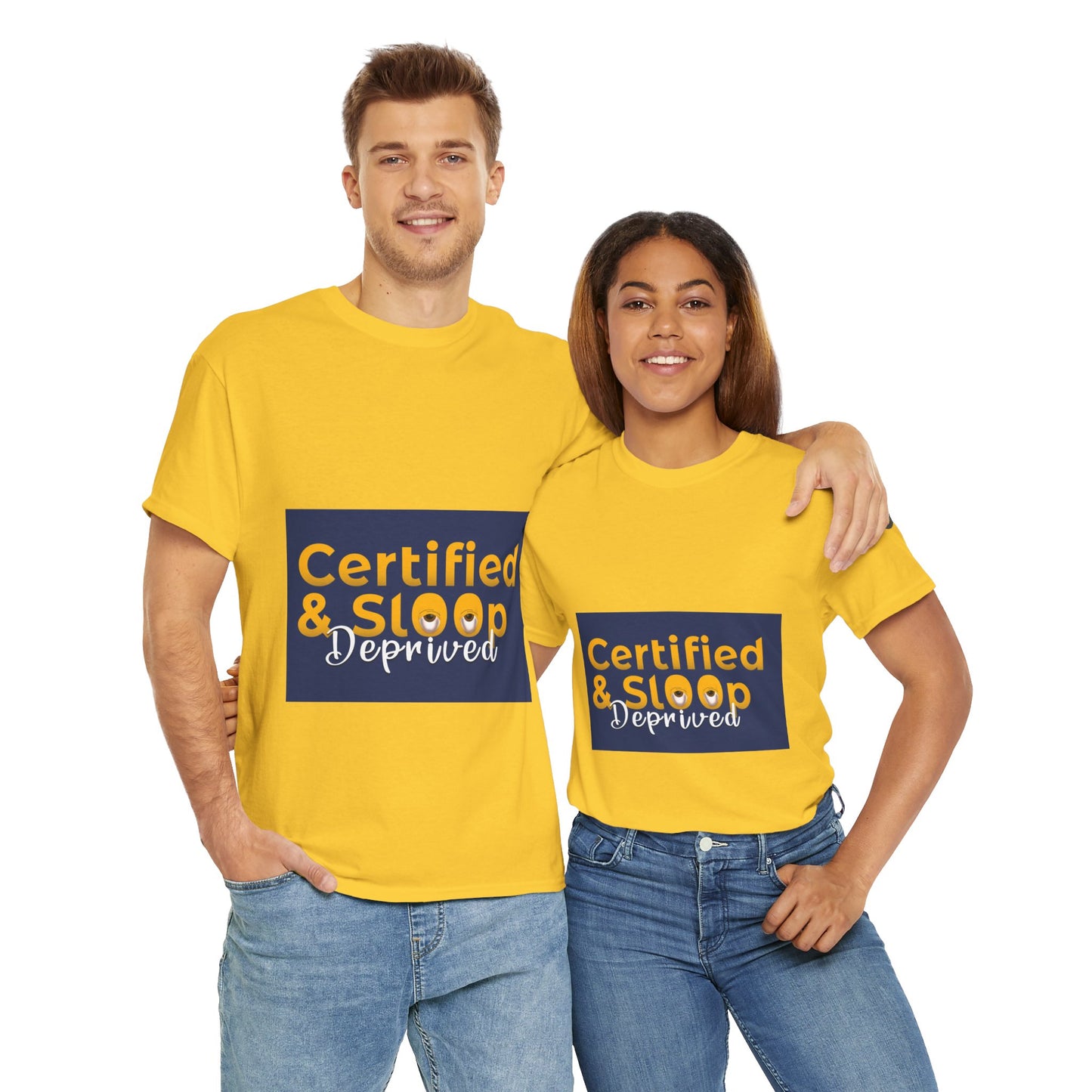 Certified & Sleep Deprived Unisex Heavy Cotton Tee - Perfect for Casual Wear and Nautical Lovers