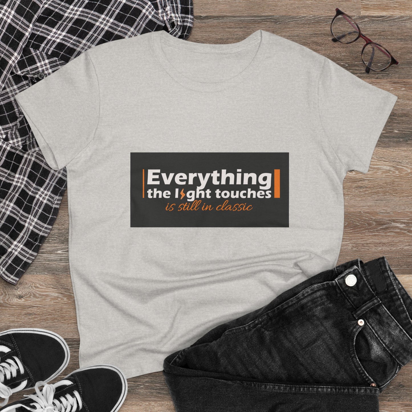 Stylish Inspirational Tee - Everything the Light Touches, Motivational Shirt for Women, Casual Everyday Wear, Gift Idea for Friends, [...]