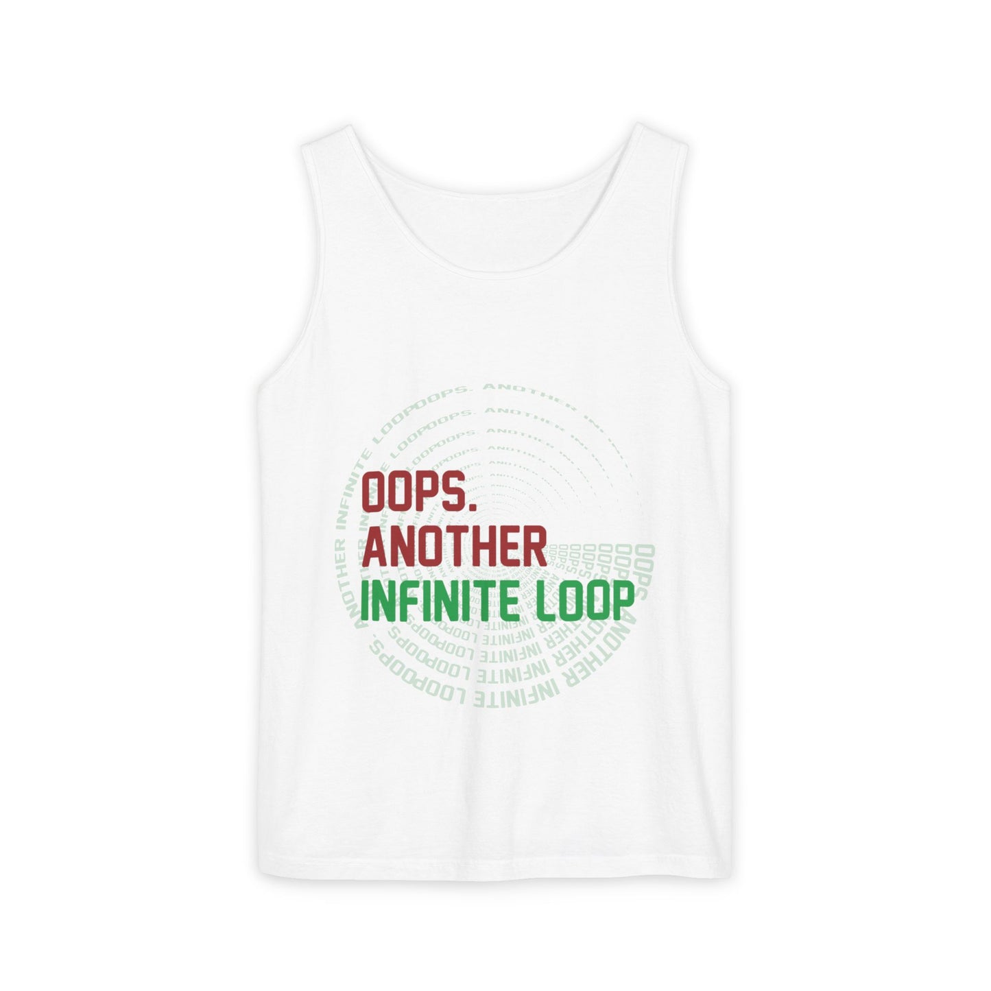 Oops, Another Infinite Loop Tank Top | Cotton Summer Tee, Gift for Tech Lovers, Casual Wear, Programming Humor Shirt, Comfortable [...]