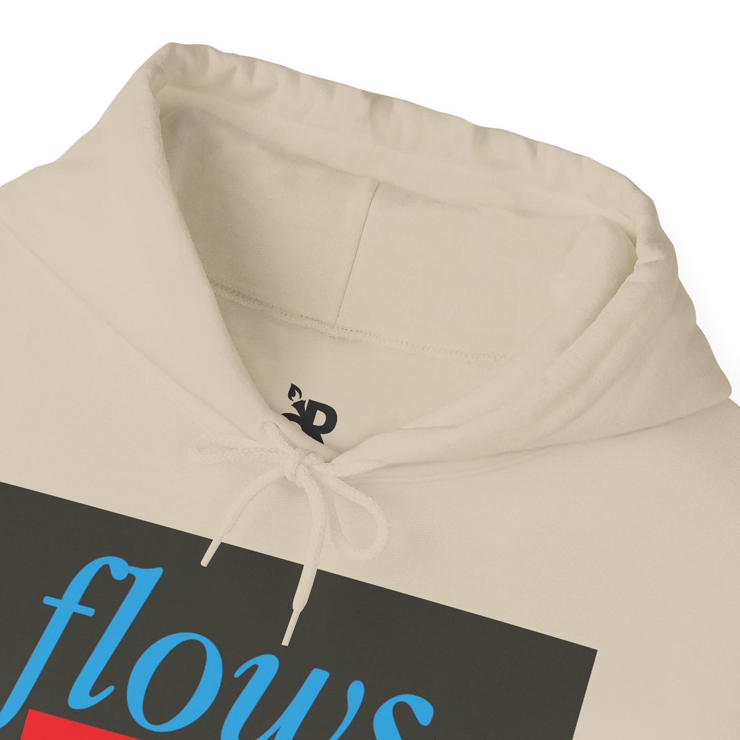 Trendy Hoodie with 'flows before bros' Design, Unisex Sweatshirt, Casual Wear, Gift for Friends, Everyday Comfort