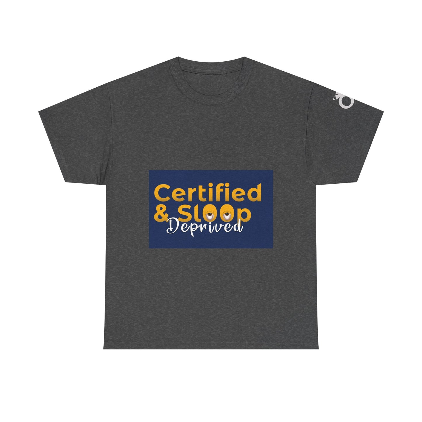 Certified & Sleep Deprived Unisex Heavy Cotton Tee - Perfect for Casual Wear and Nautical Lovers