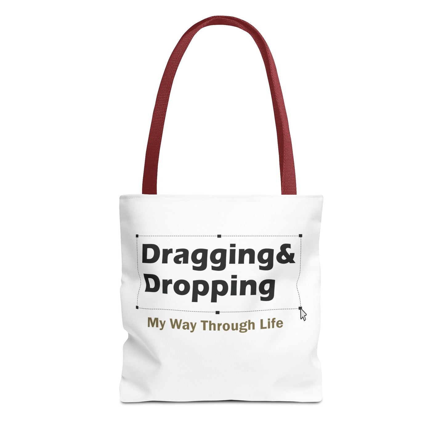 Sassy Dragging & Dropping Tote Bag - Fun Everyday Carry for Tech Lovers