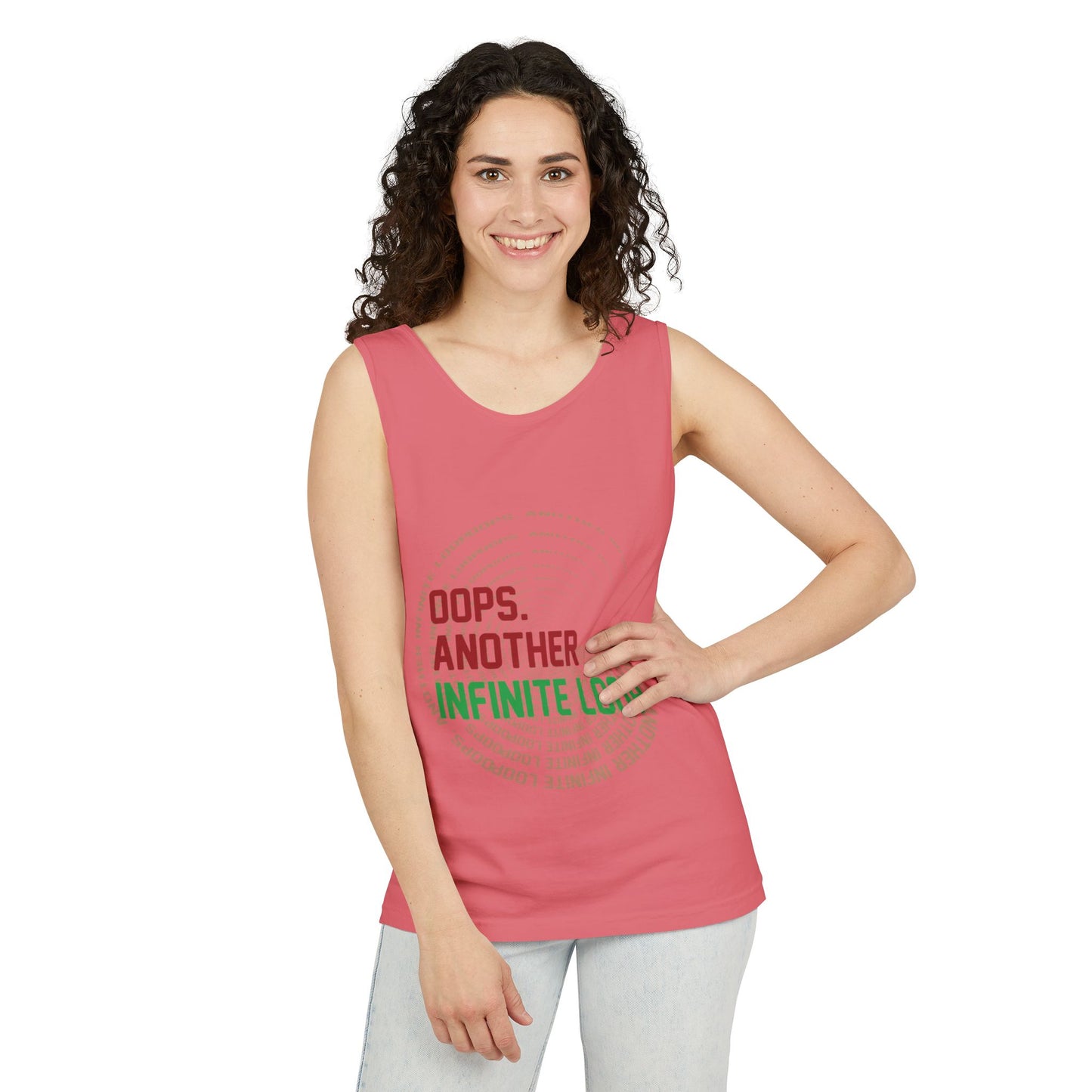 Oops, Another Infinite Loop Tank Top | Cotton Summer Tee, Gift for Tech Lovers, Casual Wear, Programming Humor Shirt, Comfortable [...]