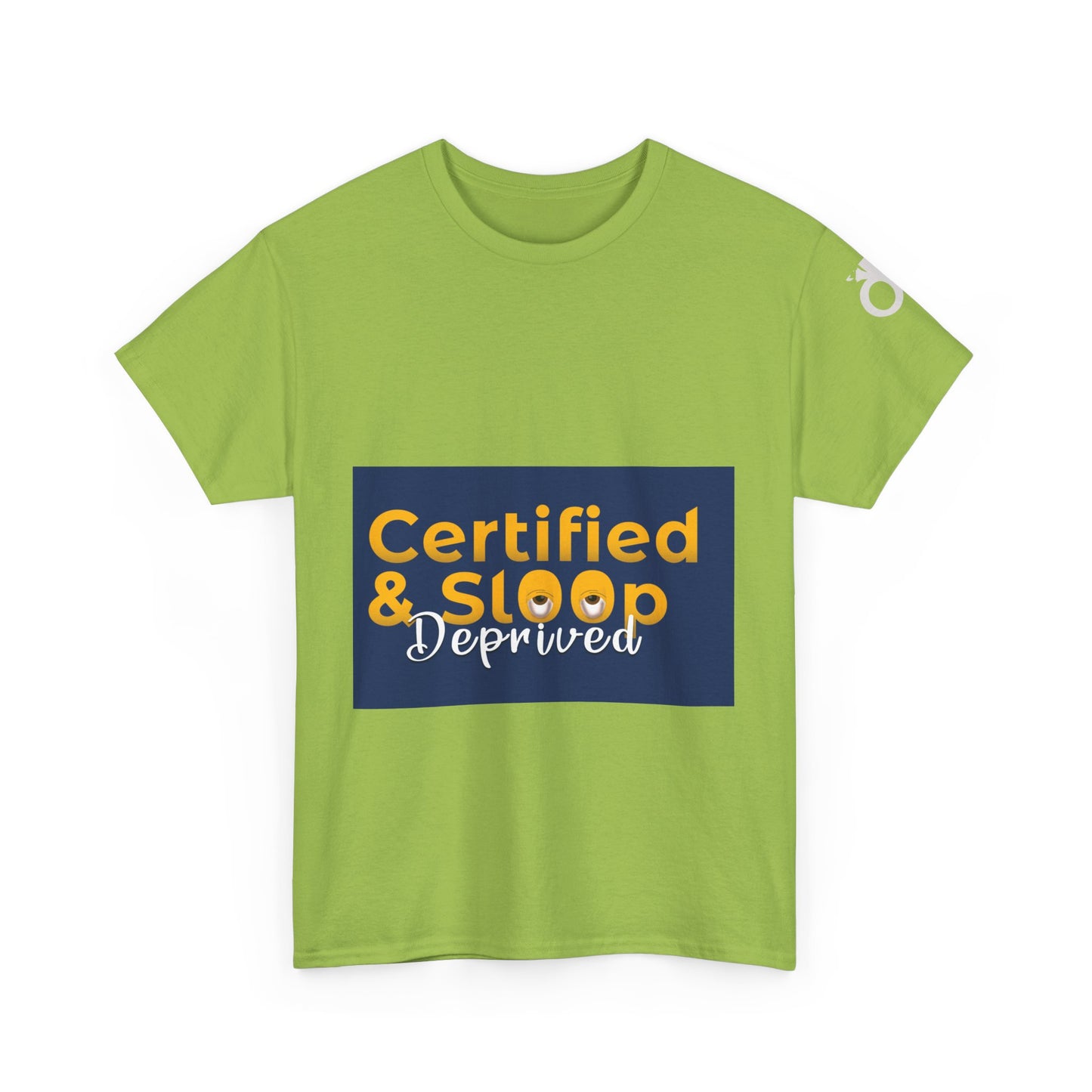 Certified & Sleep Deprived Unisex Heavy Cotton Tee - Perfect for Casual Wear and Nautical Lovers