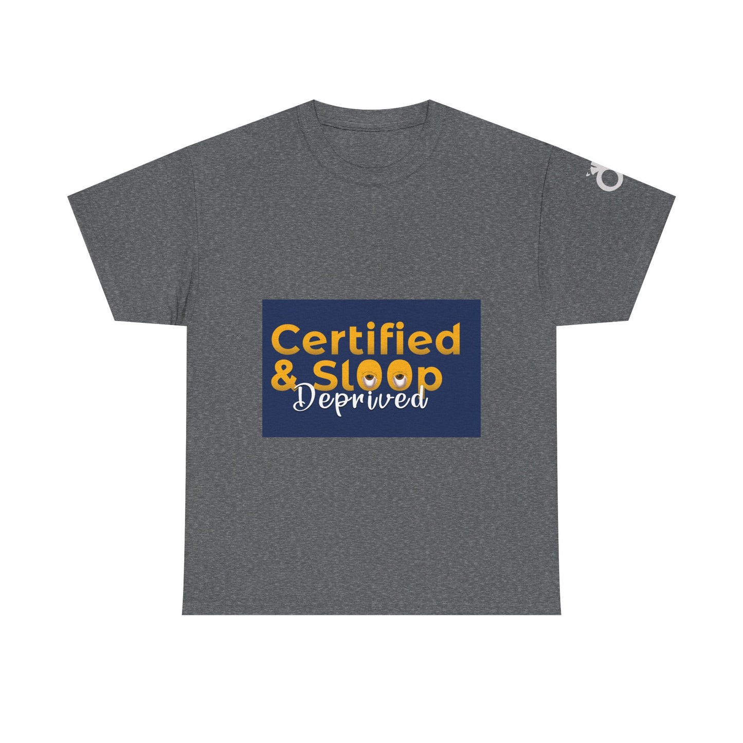 Certified & Sleep Deprived Unisex Heavy Cotton Tee - Perfect for Casual Wear and Nautical Lovers