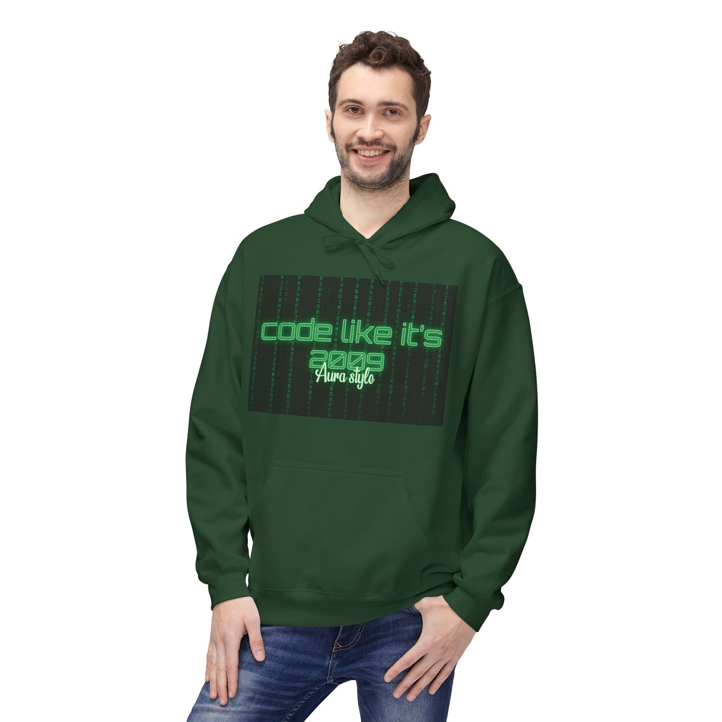 Code Like It's 2009 Hoodie - Unisex Midweight Fleece for Programmers