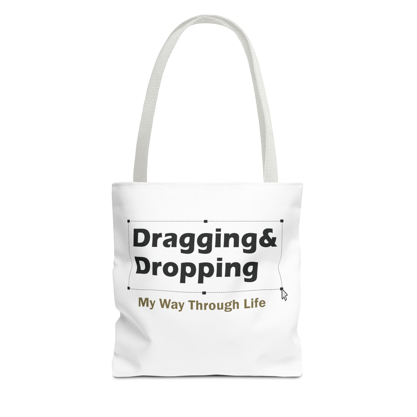 Sassy Dragging & Dropping Tote Bag - Fun Everyday Carry for Tech Lovers