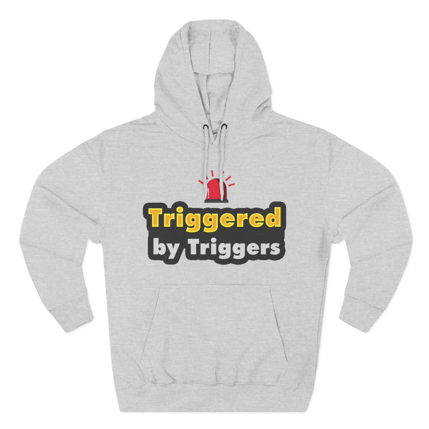 Funny Triggered Fleece Hoodie, Comfy Sweatshirt, Gift for Gamers, Casual Wear, Cozy Pullover for Friends, Humor Apparel