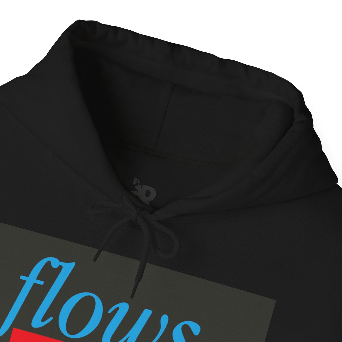 Trendy Hoodie with 'flows before bros' Design, Unisex Sweatshirt, Casual Wear, Gift for Friends, Everyday Comfort