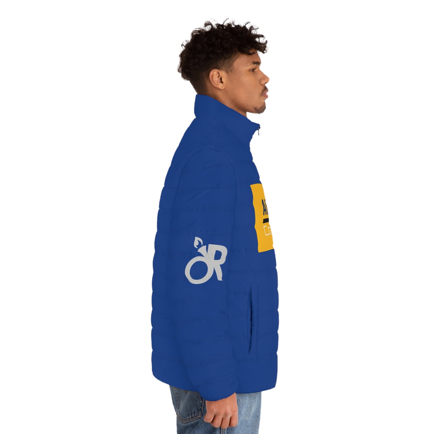 Men's Puffer Jacket with Bold Automation Design, Stylish Winter Outerwear, Perfect for Outdoor Adventures, Warm Layering for Men, [...]