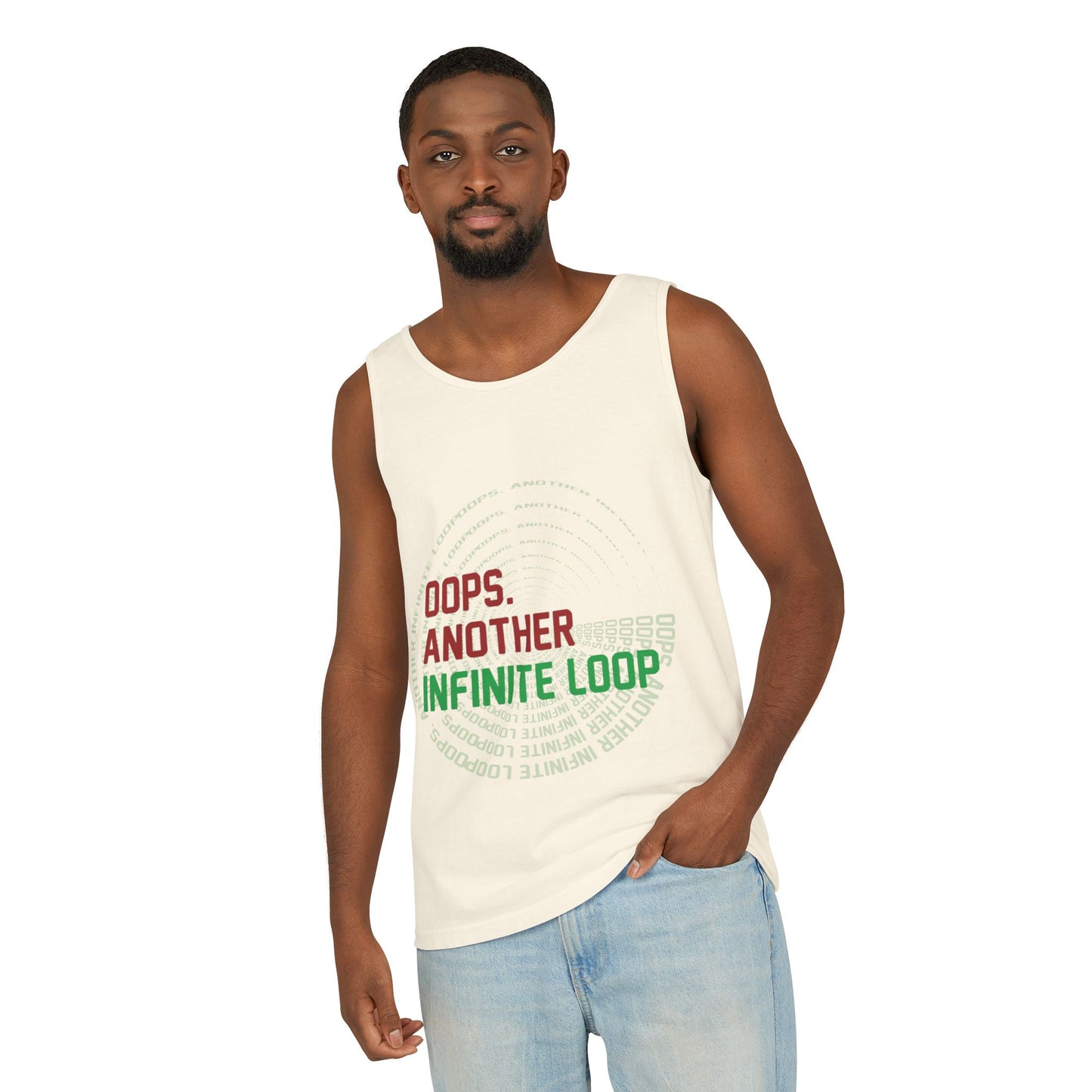 Oops, Another Infinite Loop Tank Top | Cotton Summer Tee, Gift for Tech Lovers, Casual Wear, Programming Humor Shirt, Comfortable [...]