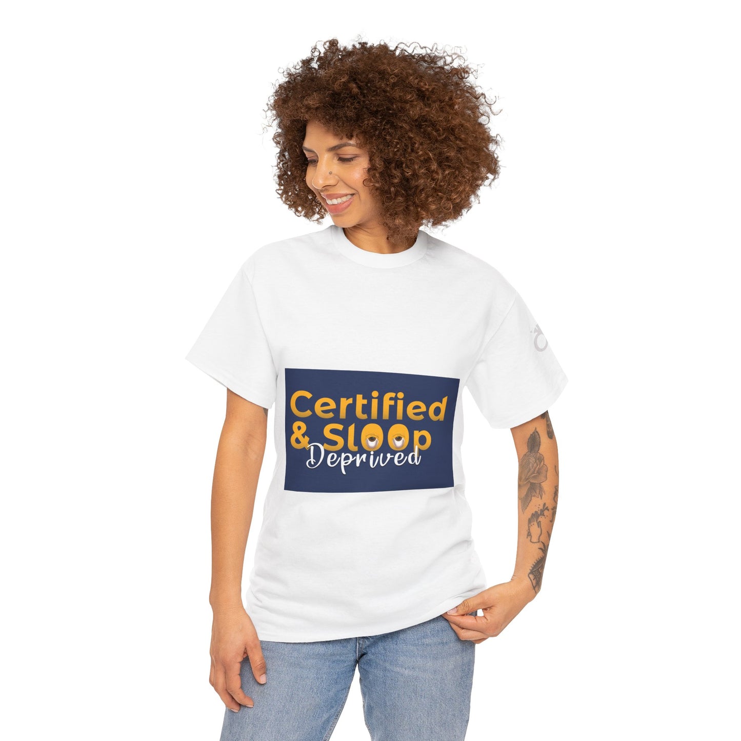 Certified & Sleep Deprived Unisex Heavy Cotton Tee - Perfect for Casual Wear and Nautical Lovers