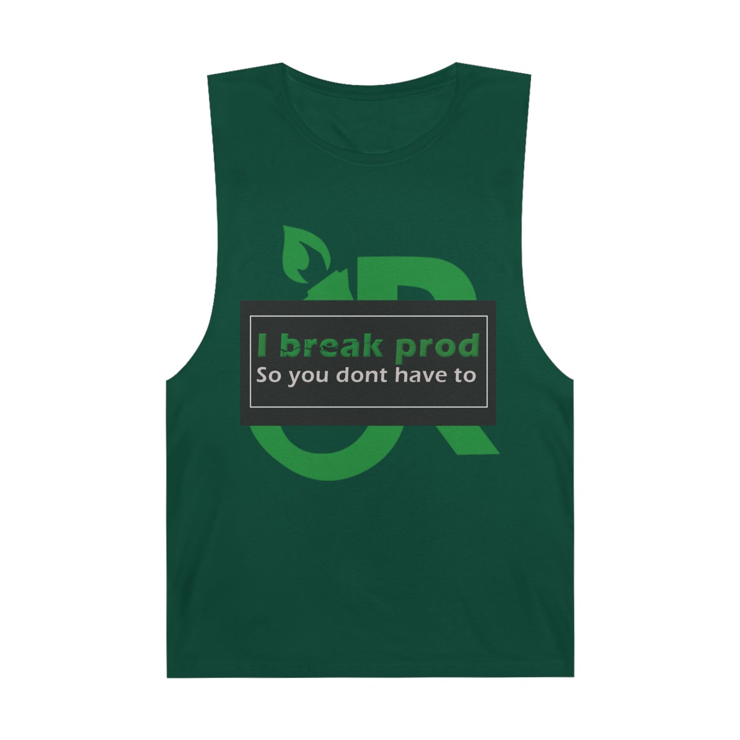 Unisex Motivational Tank Top, I Break Prod Shirt, Fitness Apparel, Workout Gear, Casual Summer Shirt