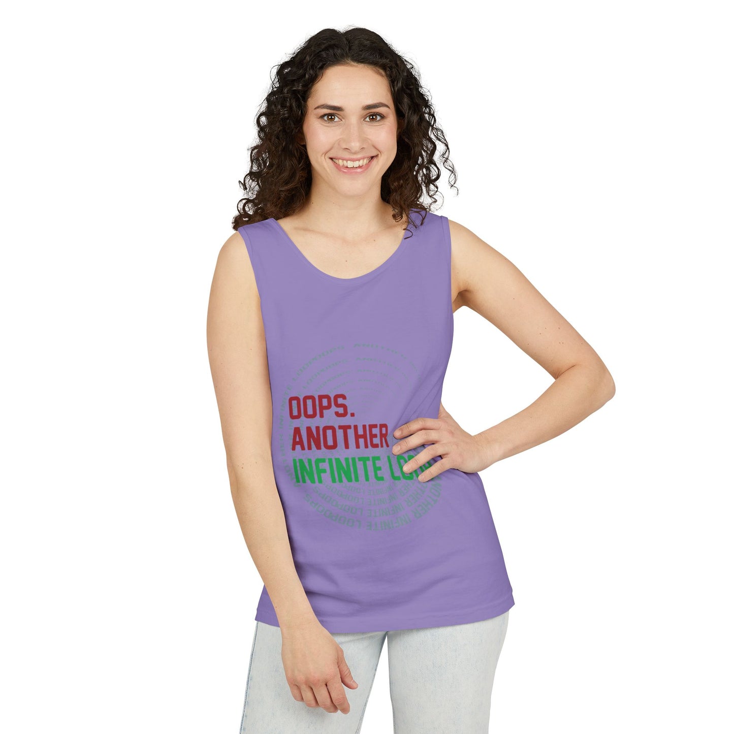 Oops, Another Infinite Loop Tank Top | Cotton Summer Tee, Gift for Tech Lovers, Casual Wear, Programming Humor Shirt, Comfortable [...]