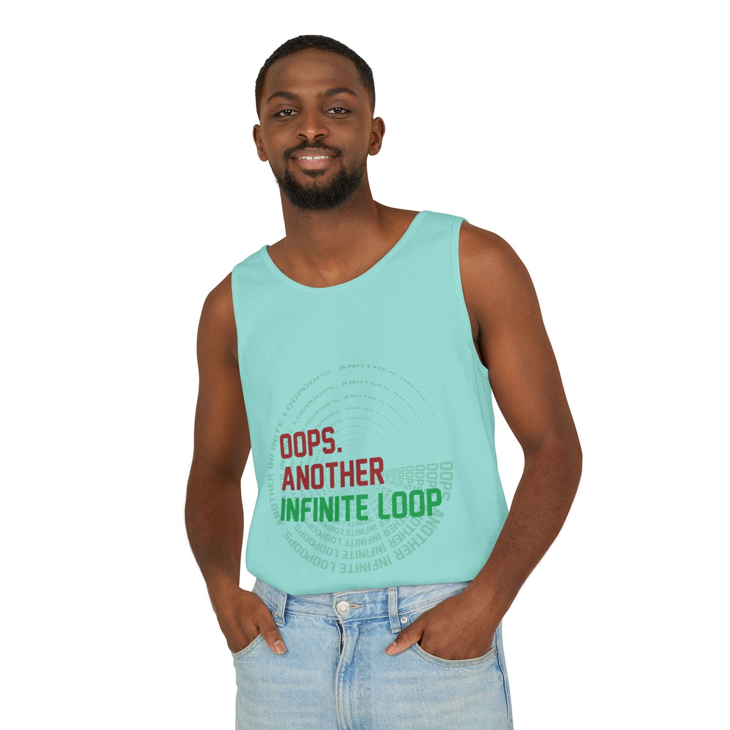 Oops, Another Infinite Loop Tank Top | Cotton Summer Tee, Gift for Tech Lovers, Casual Wear, Programming Humor Shirt, Comfortable [...]