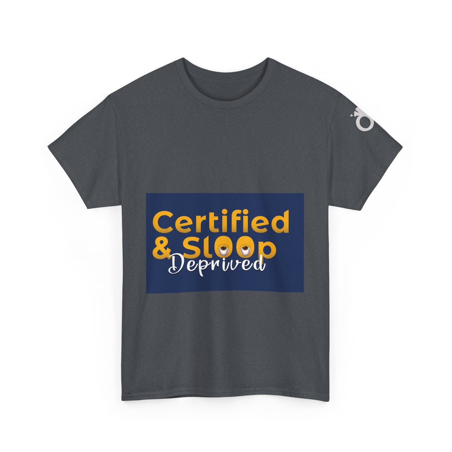 Certified & Sleep Deprived Unisex Heavy Cotton Tee - Perfect for Casual Wear and Nautical Lovers