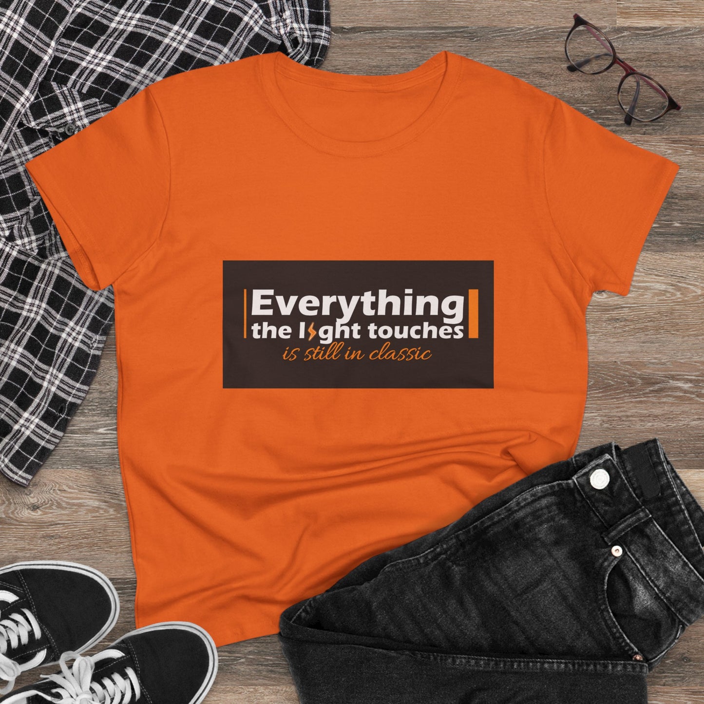 Stylish Inspirational Tee - Everything the Light Touches, Motivational Shirt for Women, Casual Everyday Wear, Gift Idea for Friends, [...]